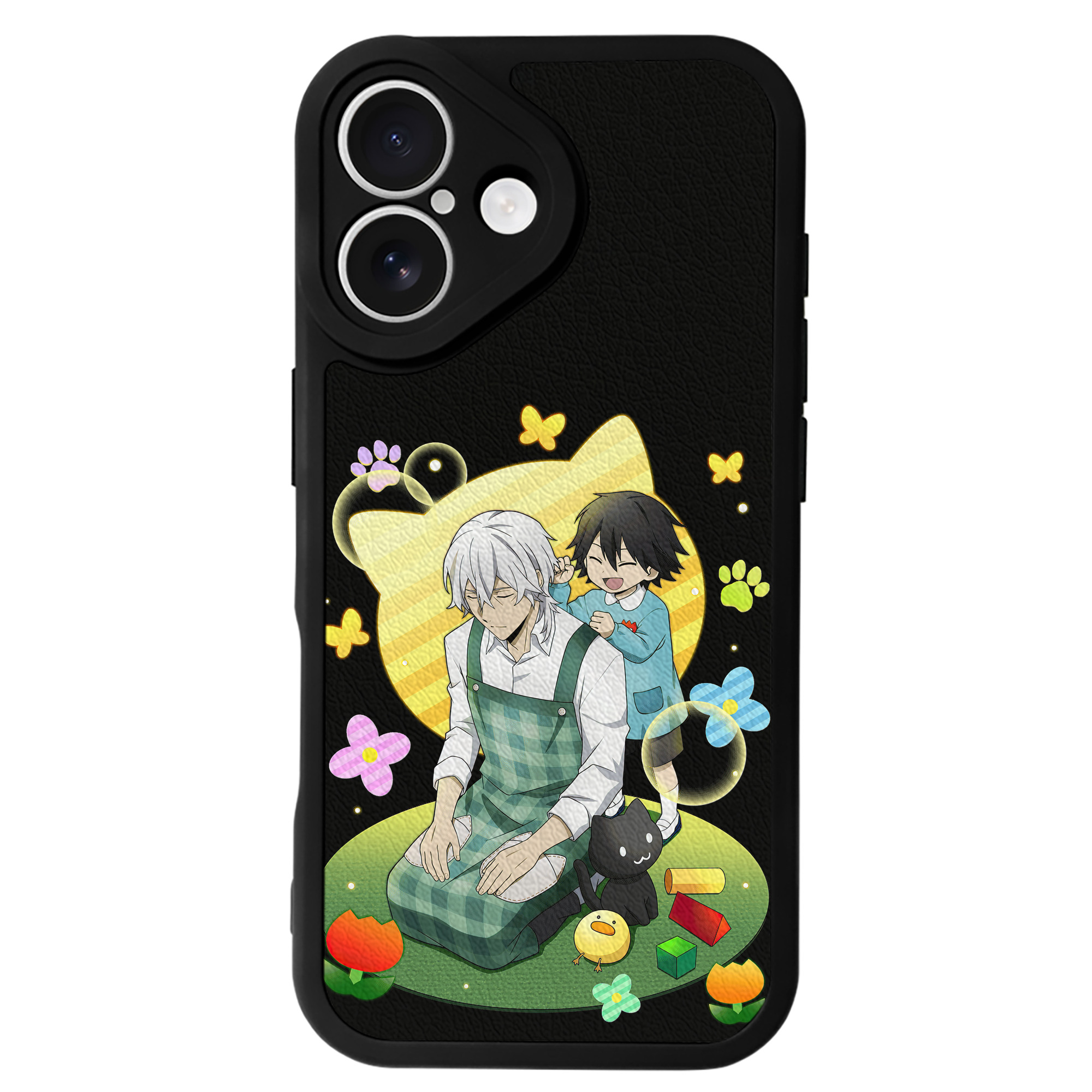 （画像用） 文豪ストレイドッグス Bungo Stray Dogs 【iPhone 16シリーズ対応】シリコンスマホケース（レザー調） 材質：シリコン